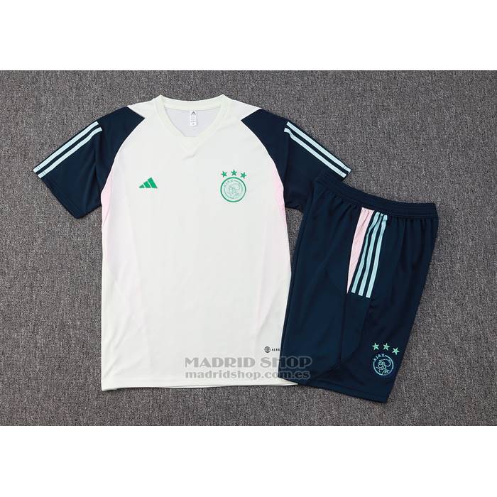 Chandal del Ajax Manga Corta 2023-2024 Verde - Pantalon Corto